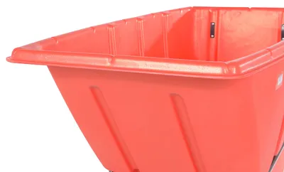 Vestil TDT-100-MD-RED tilt truck shown from an alternate angle