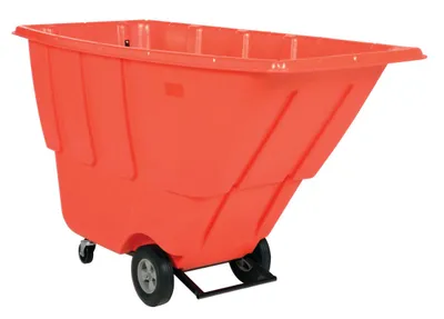 Vestil TDT-50-LD-RED tilt truck shown from an alternate angle