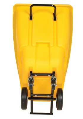 Vestil TDT-50-LD-YELLOW tilt truck shown from an alternate angle