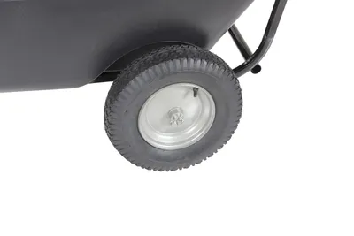 Vestil TDT-TB-100-HD-BL tilt trucks with tow-bar shown from an alternate angle