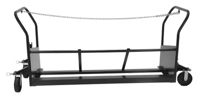 Vestil TH-CART-64 trash can cart shown from an alternate angle