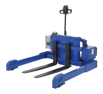 Vestil TMS-40-DC-PTDS tilt master & tilt master straddle shown from an alternate angle