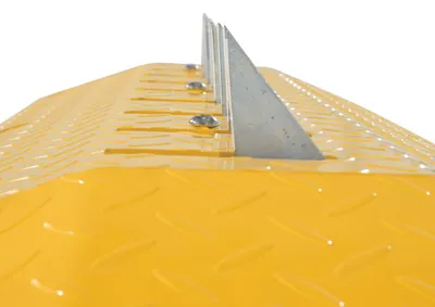 Vestil TSPIKE-39 spiked (anti-backup) speed bump shown from an alternate angle