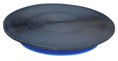 Vestil Steel Turntable 24 In. Diameter 3-11/16 In. Height 500 Lb. Capacity Blue