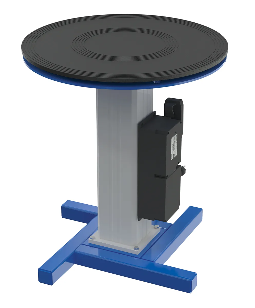 Vestil TT-N-24-LA turntables with powered height adjustment
