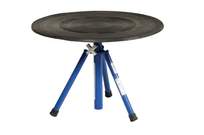 Vestil TT-N-30-PED heavy-duty manual turntable shown from an alternate angle