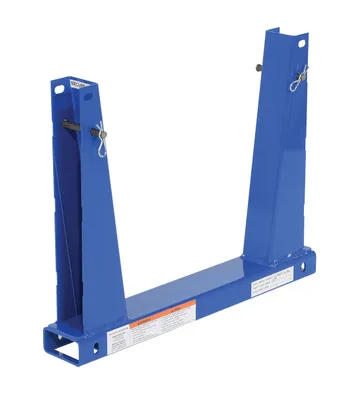 Vestil Portable Steel Stackable Storage Rack Pair 6,000 Lb. Capacity Blue