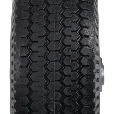 Vestil UFBK-10-WHL-34 urethane solid foam wheel shown from an alternate angle