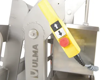 Vestil ULM-TM-15-2331 ulma stainless steel tilt master shown from an alternate angle