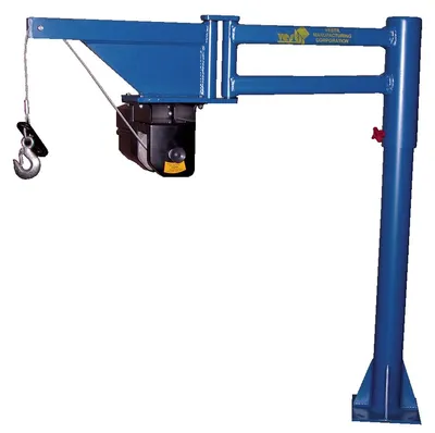Vestil VAN-J-DC lifter jib shown from an alternate angle