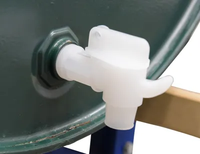 Vestil VDFT manual drum faucet shown from an alternate angle