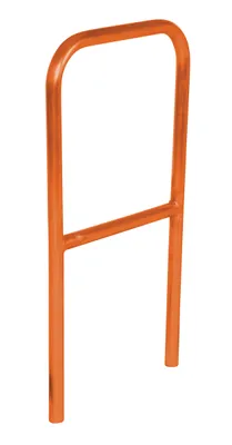 Vestil Steel Safety Railing 2 Ft. Length Orange