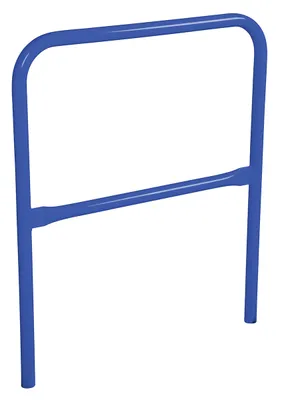 Vestil Steel Safety Railing 3 Ft. Length Blue