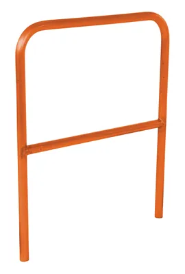 Vestil Steel Safety Railing 3 Ft. Length Orange