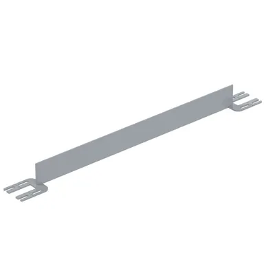Vestil Steel Toe Board For Pipe Safety Railing 4 Ft. Length Silver