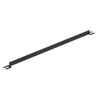 Vestil Steel Toe Board For Pipe Safety Railing 8 Ft. Length Black