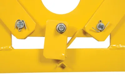 Vestil VDL-22.5 vertical drum lifter shown from an alternate angle