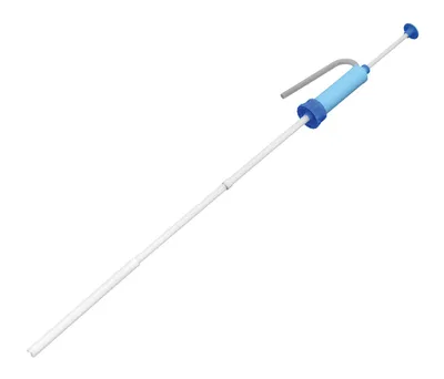 Vestil VDP self-venting drum pump shown from an alternate angle