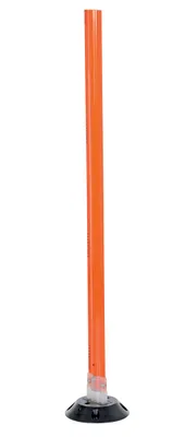 Vestil VGLT-16-4F-O surface mount flexible stake shown from an alternate angle
