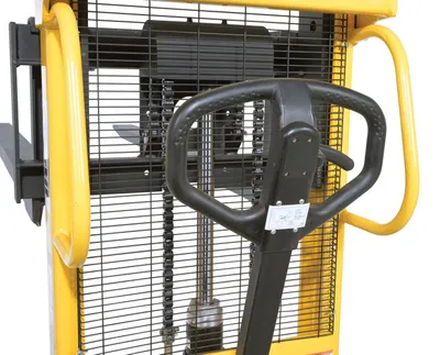 Vestil VHPS-550-AA-F72 manual & electric stacker shown from an alternate angle