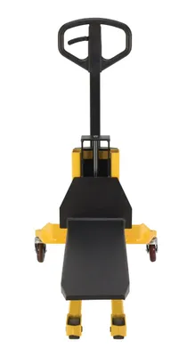 Vestil VHPS-NM-800-11 single fork skid positioner lifter shown from an alternate angle