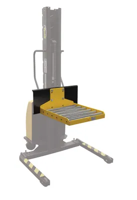 Vestil Steel Roller Platform Attachment For VHPS Models Yellow