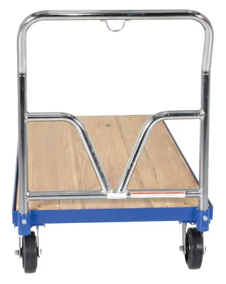 Vestil VHPT/S-2754 hardwood platform truck shown from an alternate angle