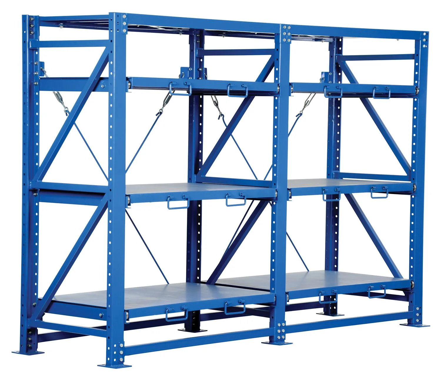 Vestil VRSOR-120 heavy duty roll-out shelving