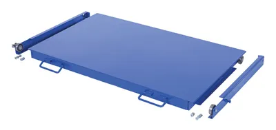 Vestil Steel Additional Shelf 32 In. Length 51-1/4 In Width 3 In Height 1,500 Lb. Capacity For VRSOR Models Blue