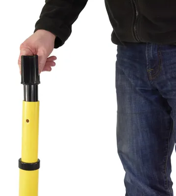 Vestil WBS-4RH web barrier stake shown from an alternate angle