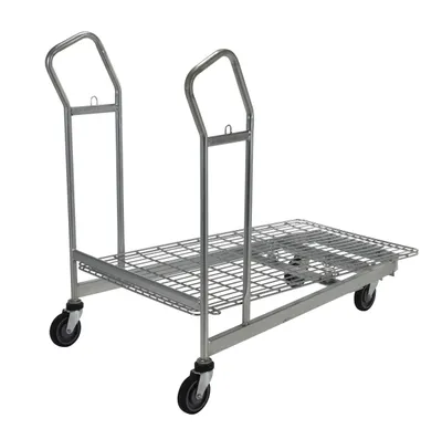 Vestil WIRE-M nestable wire cart shown from an alternate angle