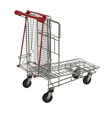Vestil WIRE-S nestable wire cart shown from an alternate angle