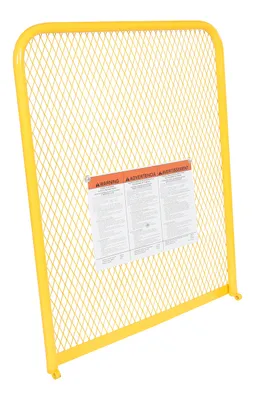 Vestil Steel Work Platform 84 In. Back Height x 36 In. Wide Yellow