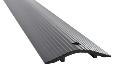 Vestil WR-48-BK extruded aluminum hose & cable crossover shown from an alternate angle