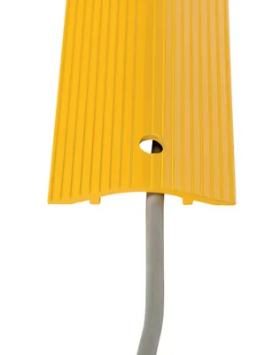 Vestil WR-48-Y extruded aluminum hose & cable crossover shown from an alternate angle