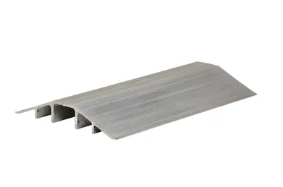Vestil XHCR-36 extruded aluminum hose & cable crossover shown from an alternate angle