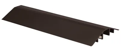 Vestil XHCR-48-BRN extruded aluminum hose & cable crossover shown from an alternate angle