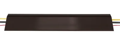 Vestil XHCR-48-BRN extruded aluminum hose & cable crossover shown from an alternate angle