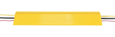 Vestil XHCR-48-Y extruded aluminum hose & cable crossover shown from an alternate angle