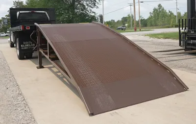 Vestil YRM-05-7514 mini yard ramp shown from an alternate angle