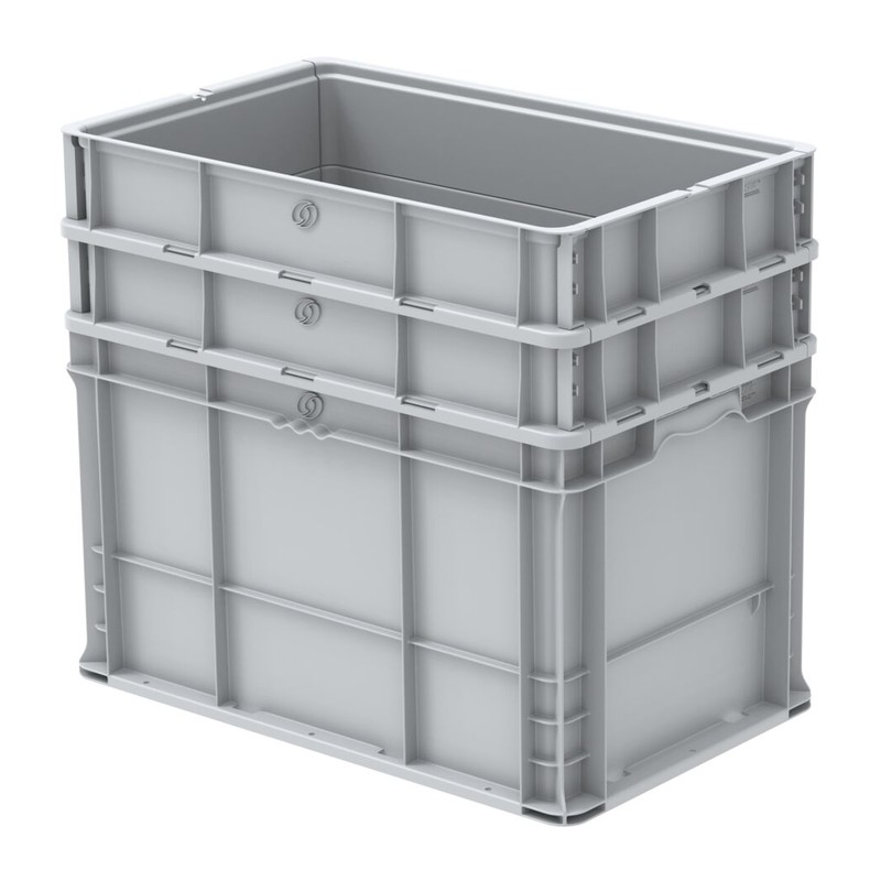 PLUS2415-21 Straight-Wall Container, 24"×15"×21.5"