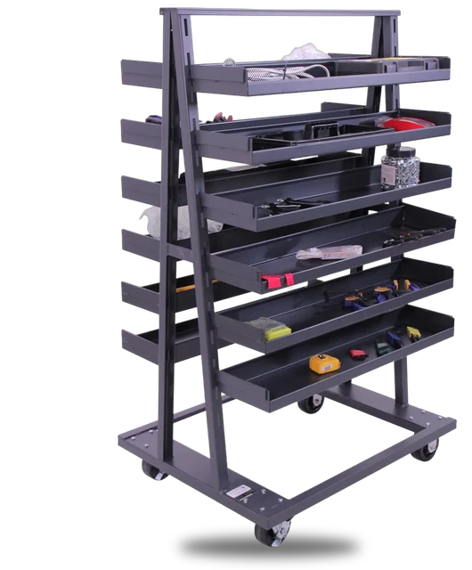 Heavy Duty A-Frame Cart F89066VCGY, 2,500 lb. Capacity