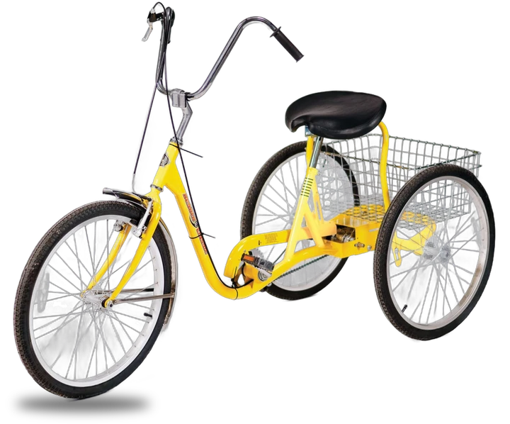 Vestil IBIKE-3-DCHH-Y Industrial Bicycle 350 Lb