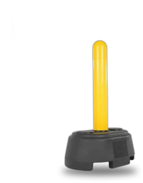 Vestil BOL-PBB-P-56-Y Plastic Portable Bollard