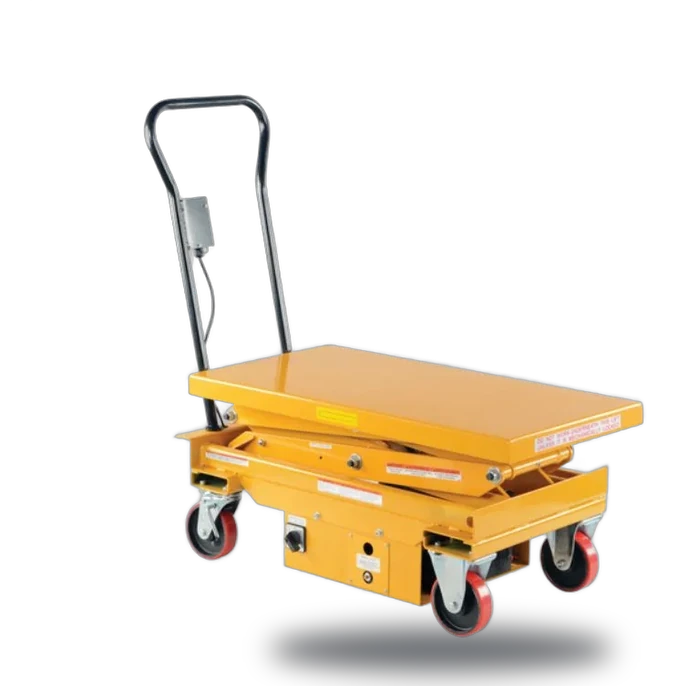 Vestil CART-1000D-DC Steel DC Powered Hydraulic Double Scissor Cart