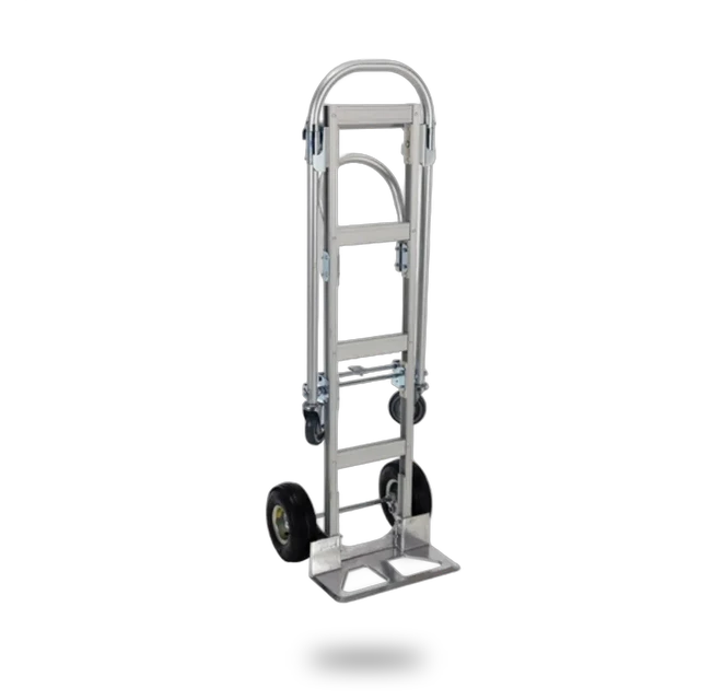 Vestil ALUM-CONV-B Aluminum 2 in 1 Convertible Hand Truck