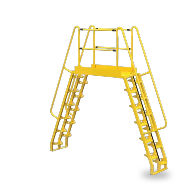 Vestil COLA-7-68-56 Steel Alternating Crossover Ladder