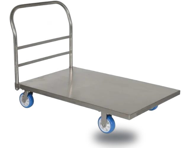 Vestil SSPT-3048 201 Stainless Steel Platform Truck 2000 Lb. Static Capacity