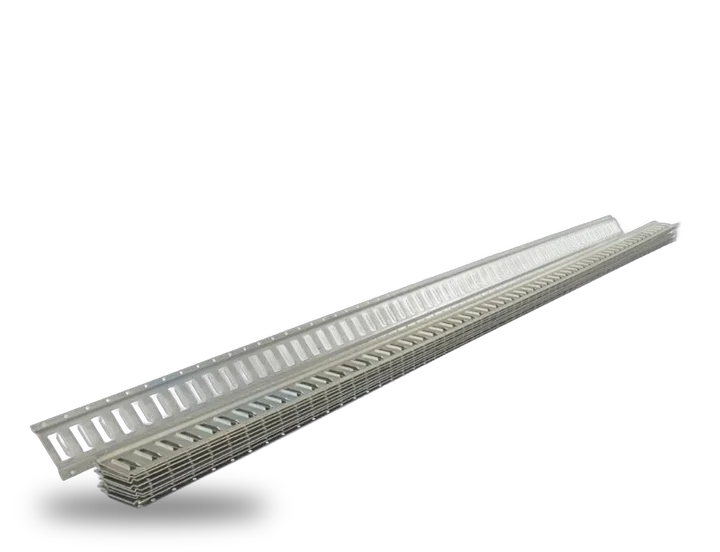 Vestil E-TRK-10-ZN-10PK Steel Zinc Plated E-Track