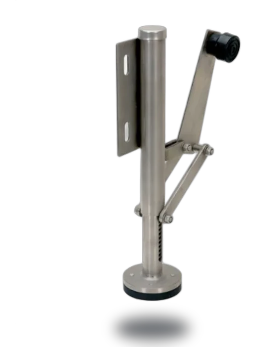 Vestil FL-LK-SMR-SS-L Stainless Steel Left Mount Floor Lock